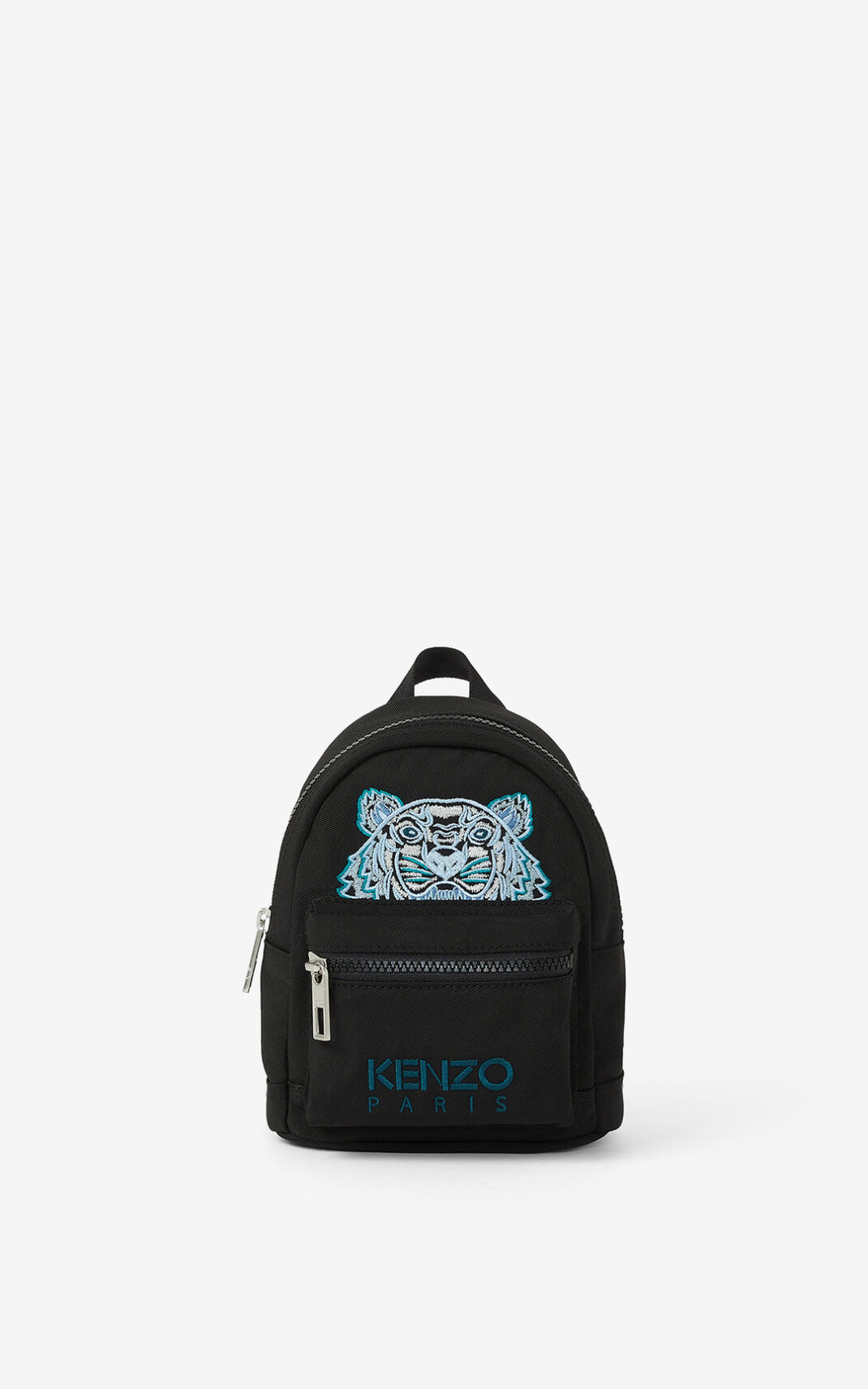 Kenzo Mini Lærred Kampus Tiger Rygsæk Dame - Sort DK-932543